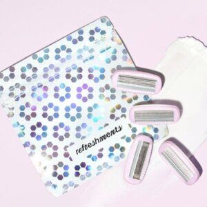 Refreshments Shaving blades pack of 4 cartridges